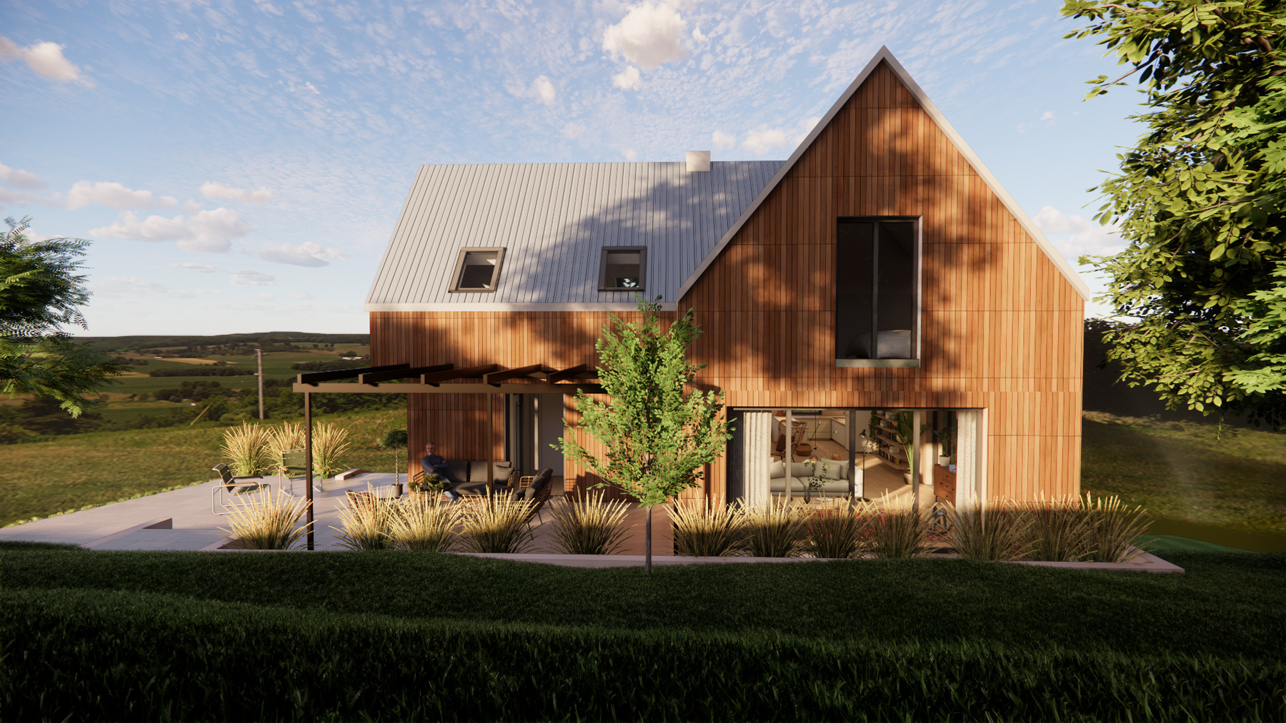 3D-Visualisierung Außenansichten