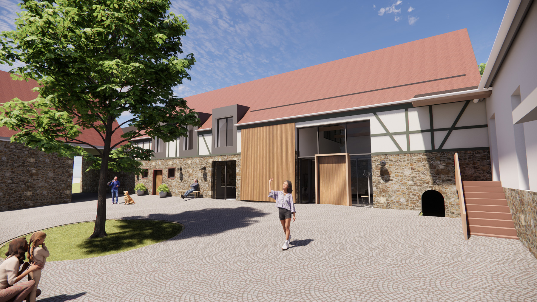 3D-Visualisierung Außenansichten