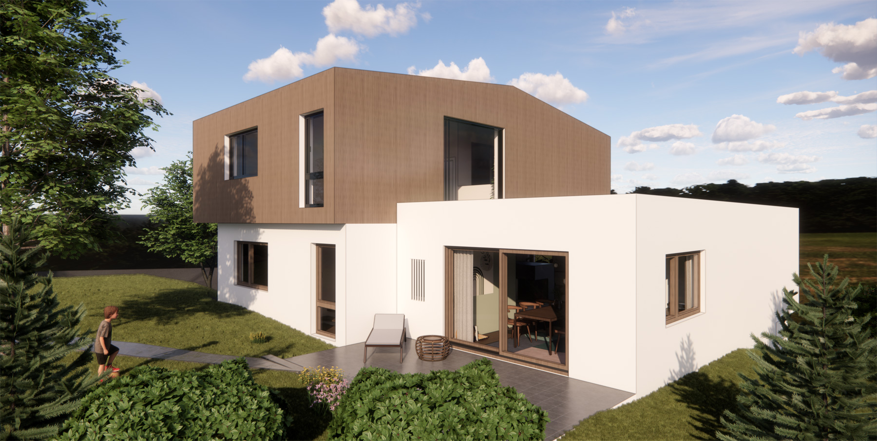 3D-Visualisierung Außenansichten